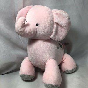 Carters Pink Elephant Musical Plush Stuffed Animal